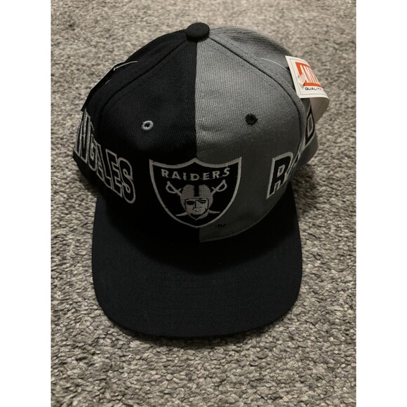 Vintage 90’s Los Angeles Raiders American Needle Snapback Wool Hat NWT Flaws